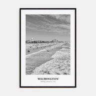 Wilmington, North Carolina Portrait B&W No 1 Poster