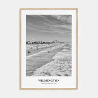 Wilmington, North Carolina Portrait B&W No 1 Poster