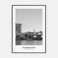 Wilmington, North Carolina Portrait B&W No 2 Poster
