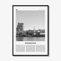 Wilmington Print Black and White North Carolina No 2, Wilmington Wall Art, Wilmington Poster, Wilmington Photo, Wilmington Wall Décor, USA