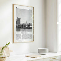 Wilmington Print Black and White North Carolina No 2, Wilmington Wall Art, Wilmington Poster, Wilmington Photo, Wilmington Wall Décor, USA