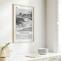 Windansea Beach Print Black and White, Windansea Beach Wall Art, Windansea Beach Poster, Windansea Beach Photo, Windansea Beach Décor, Map