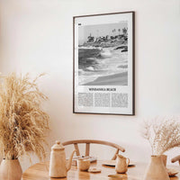 Windansea Beach Print Black and White, Windansea Beach Wall Art, Windansea Beach Poster, Windansea Beach Photo, Windansea Beach Décor, Map