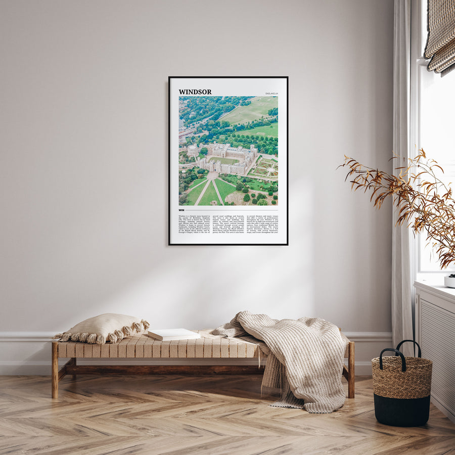 Windsor, England Travel Color Poster