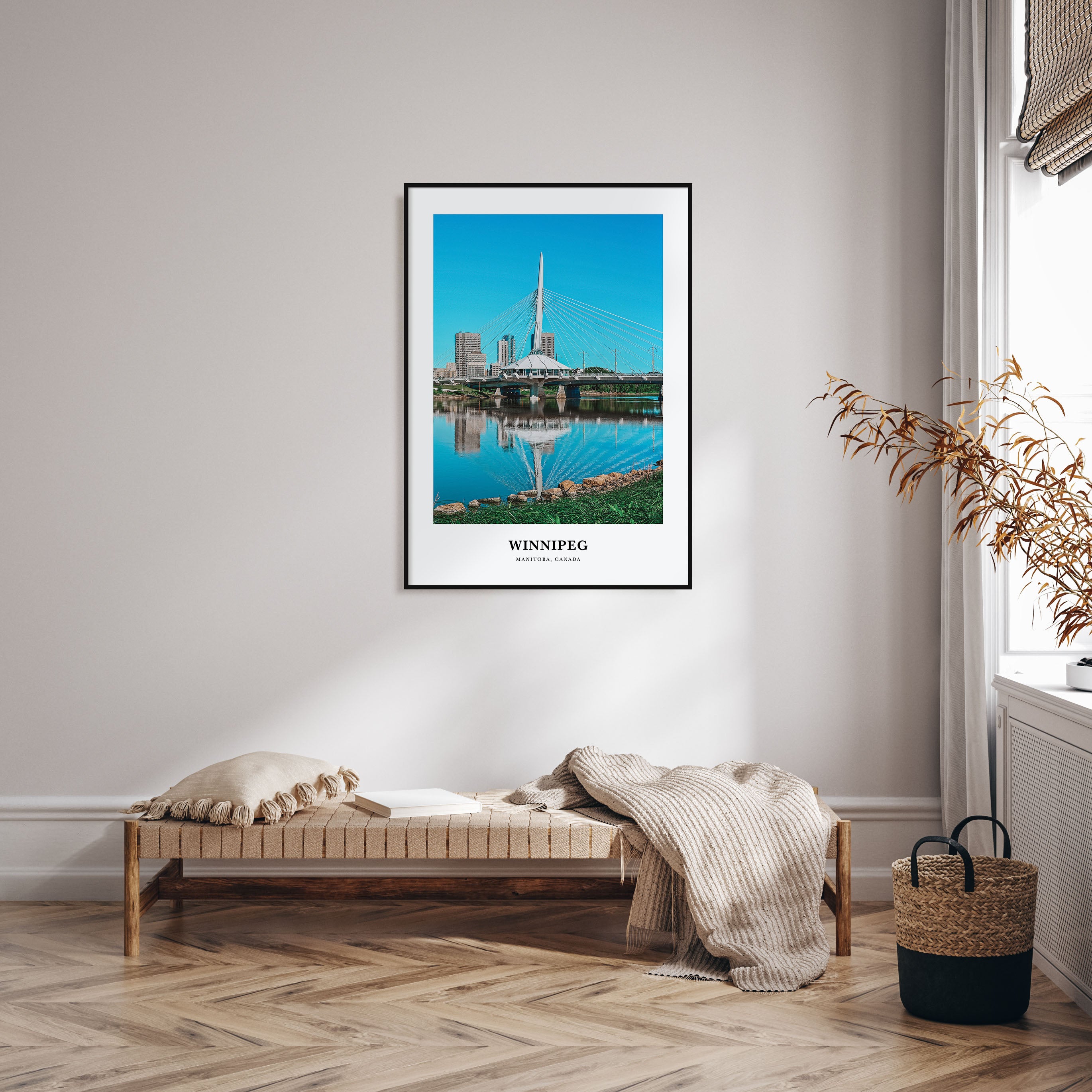 Winnipeg Portrait Color No 1 Poster