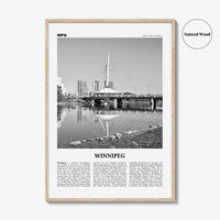 Winnipeg Print Black and White No 1, Winnipeg Wall Art, Winnipeg Poster, Winnipeg Photo, Winnipeg Wall Decor, Manitoba, Canada, America