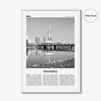 Winnipeg Print Black and White No 1, Winnipeg Wall Art, Winnipeg Poster, Winnipeg Photo, Winnipeg Wall Decor, Manitoba, Canada, America