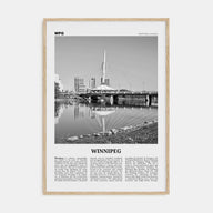 Winnipeg Travel B&W No 1 Poster