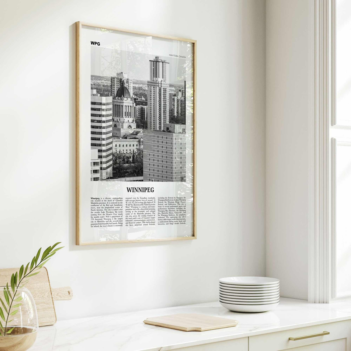 Winnipeg Print Black and White No 2, Winnipeg Wall Art, Winnipeg Poster, Winnipeg Photo, Winnipeg Wall Decor, Manitoba, Canada, America