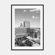 Winston-Salem Photo B&W Poster