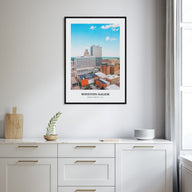 Winston-Salem Portrait Color Poster