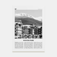 Winter Park Travel B&W Poster