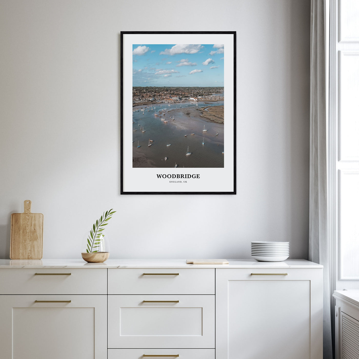 Woodbridge Portrait Color Poster