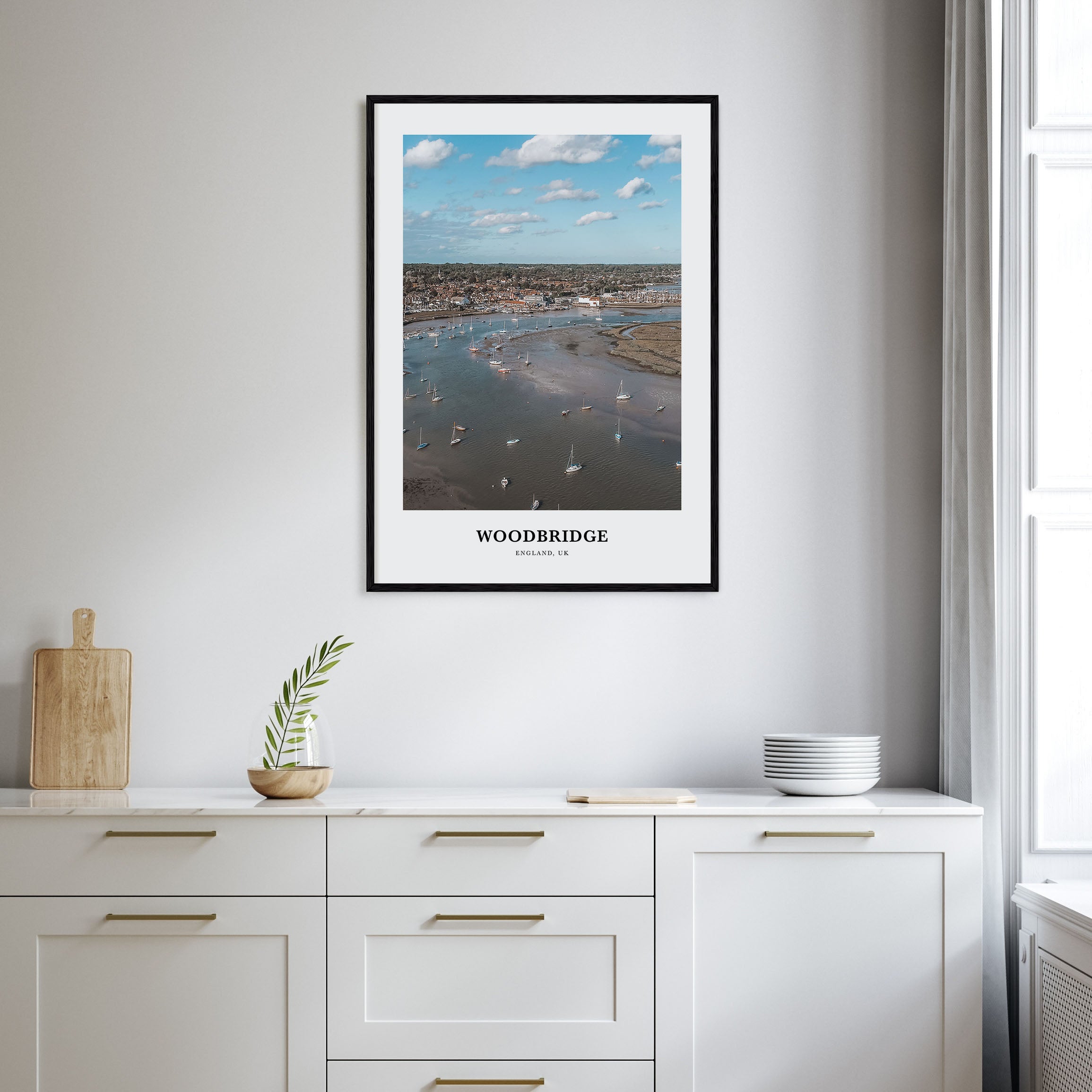 Woodbridge Portrait Color Poster