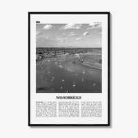 Woodbridge Print Black and White, Woodbridge Wall Art, Woodbridge Poster, Woodbridge Photo, Woodbridge Décor, Woodbridge Map, England, UK