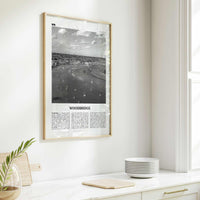 Woodbridge Print Black and White, Woodbridge Wall Art, Woodbridge Poster, Woodbridge Photo, Woodbridge Décor, Woodbridge Map, England, UK