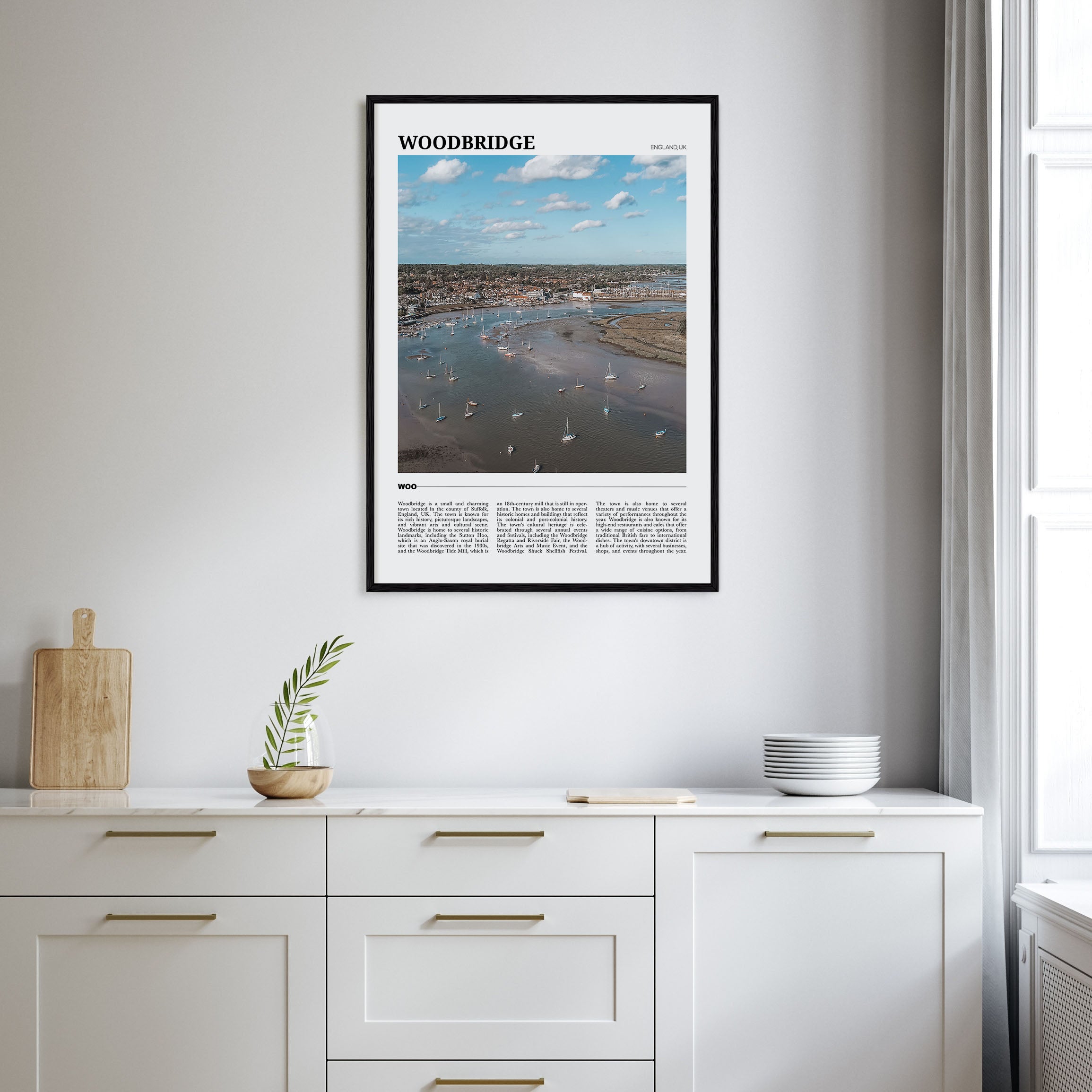 Woodbridge Travel Color Poster