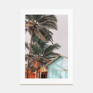 Wooden Cabin Logs Photo Color Poster