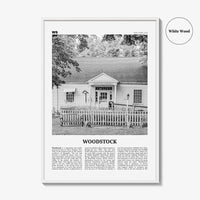 Woodstock Print Black and White New York, Woodstock Wall Art, Woodstock Poster, Woodstock Photo, Woodstock Wall Décor, USA, United States