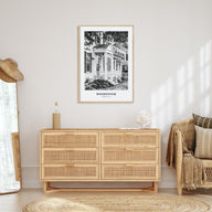 Woodstock, Vermont Portrait B&W Poster