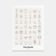 World Bucket Bucket List Poster