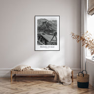 Wrangell–St. Elias National Park Portrait B&W Poster