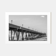 Wrightsville Beach Landscape B&W Poster