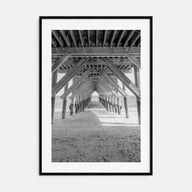 Wrightsville Beach Photo B&W Poster