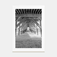 Wrightsville Beach Photo B&W Poster