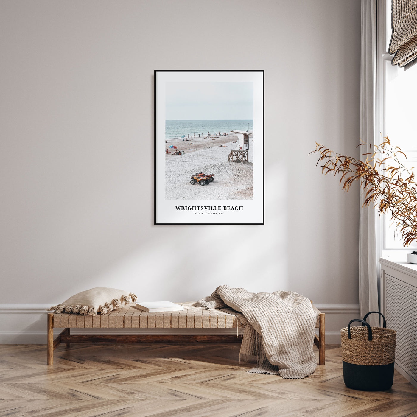 Wrightsville Beach Portrait Color Poster