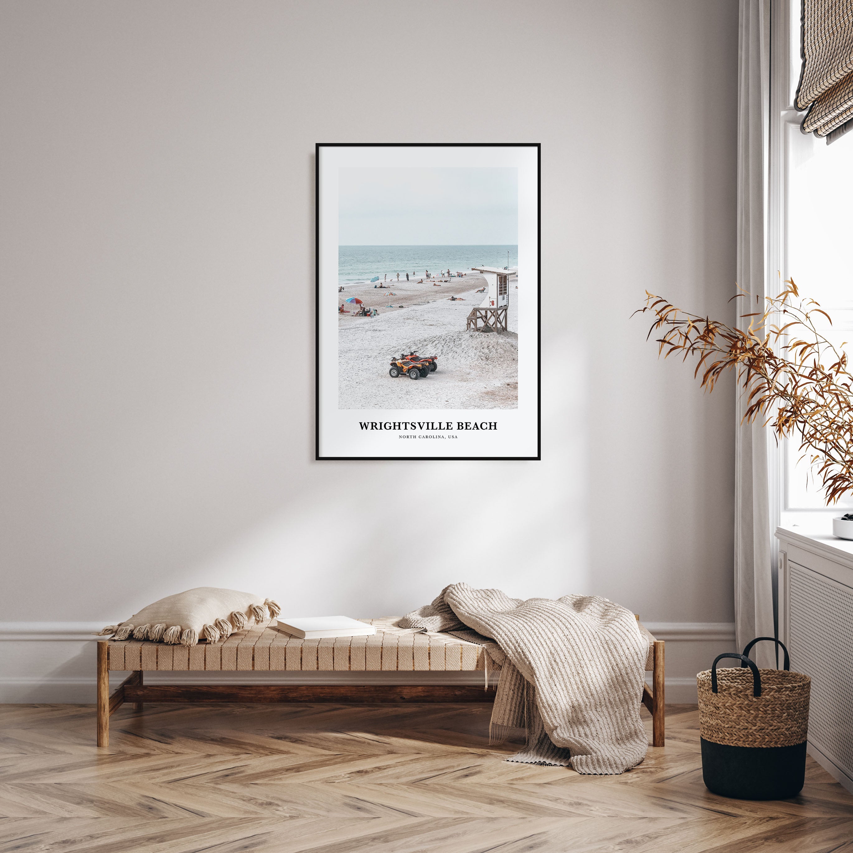 Wrightsville Beach Portrait Color Poster
