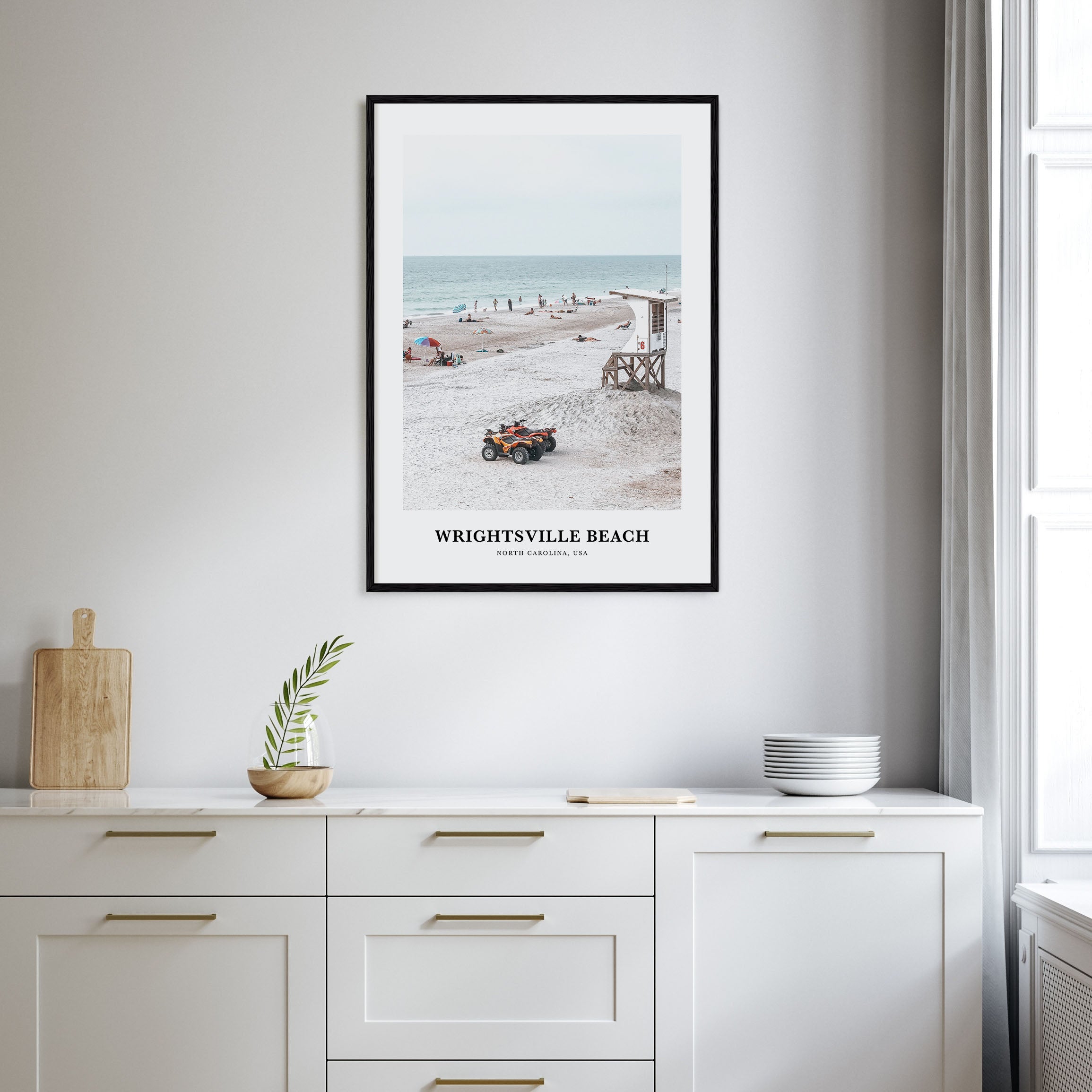 Wrightsville Beach Portrait Color Poster