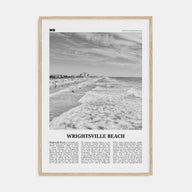 Wrightsville Beach Travel B&W No 1 Poster