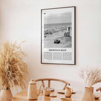 Wrightsville Beach Print Black and White No 2, Wrightsville Beach Wall Art, Wrightsville Beach Poster, Wrightsville, North Carolina USA