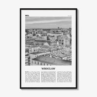 Wroclaw Print Black and White, Wrocław Wall Art, Wrocław Poster, Wrocław Photo, Wrocław Wall Décor, Wroclaw, Poland, Breslau, Polska