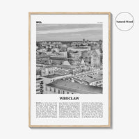 Wroclaw Print Black and White, Wrocław Wall Art, Wrocław Poster, Wrocław Photo, Wrocław Wall Décor, Wroclaw, Poland, Breslau, Polska