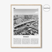 Wuhan Print Black and White, Wuhan Wall Art, Wuhan Poster, Wuhan Photo, Wuhan Wall Décor, Wuhan Map, China