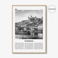 Wurzburg Print Black and White No 2, Würzburg Wall Art, Würzburg Poster, Würzburg Photo, Würzburg Map, Würzburg Wall Decor, Germany