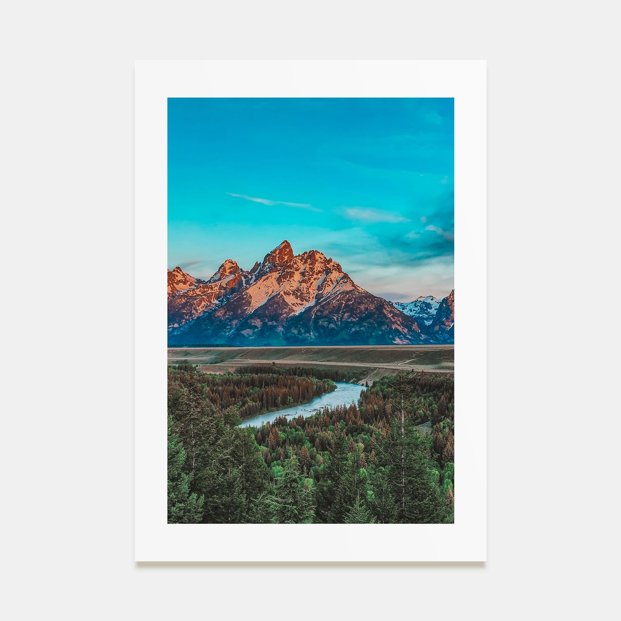 Wyoming Photo Color Poster