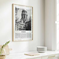 Wyoming Print Black and White No 3, Wyoming Wall Art, Wyoming Poster, Wyoming Photo, Wyoming Wall Décor, Wyoming Map, United States