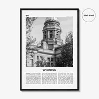 Wyoming Print Black and White No 3, Wyoming Wall Art, Wyoming Poster, Wyoming Photo, Wyoming Wall Décor, Wyoming Map, United States
