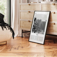 Xian Print Black and White, Xi'an Wall Art, Xi'an Poster, Xi'an Photo, Xi'an Wall Décor, Xi'an Map, China