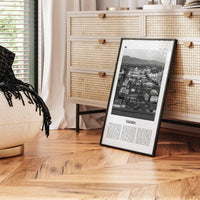 Yakima Print Black and White, Yakima Wall Art, Yakima Poster, Yakima Photo, Yakima Wall Décor, Yakima Map, Washington, USA