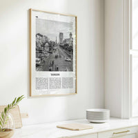 Yangon Print Black and White, Yangon Wall Art, Yangon Poster, Yangon Photo, Yangon Wall Décor, Yangon Map, Myanmar