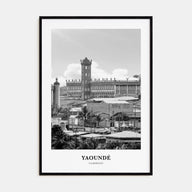 Yaoundé Portrait B&W Poster