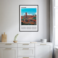 Yaoundé Travel Color Poster