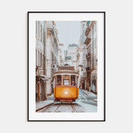 Yellow Cable Car Photo Color Poster