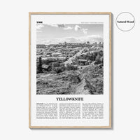 Yellowknife Print Black and White, Yellowknife Wall Art, Yellowknife Poster, Yellowknife Photo, Canada, Northwest Territories