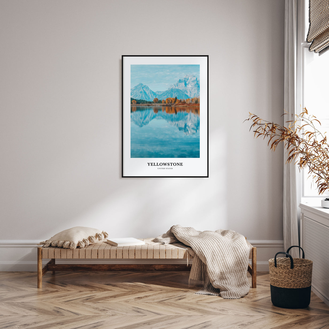 Yellowstone National Park Portrait Color No 2 Poster