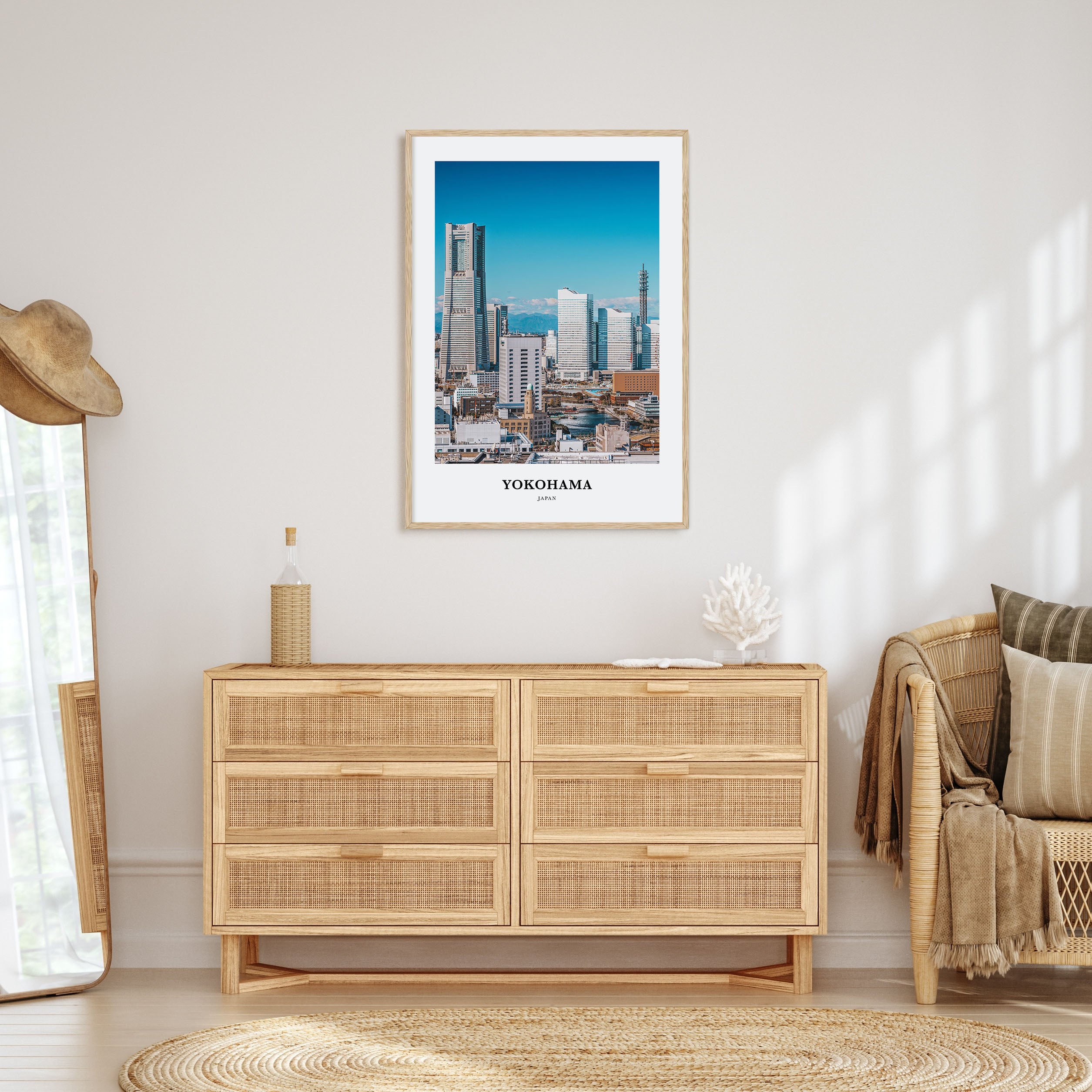 Yokohama Portrait Color Poster